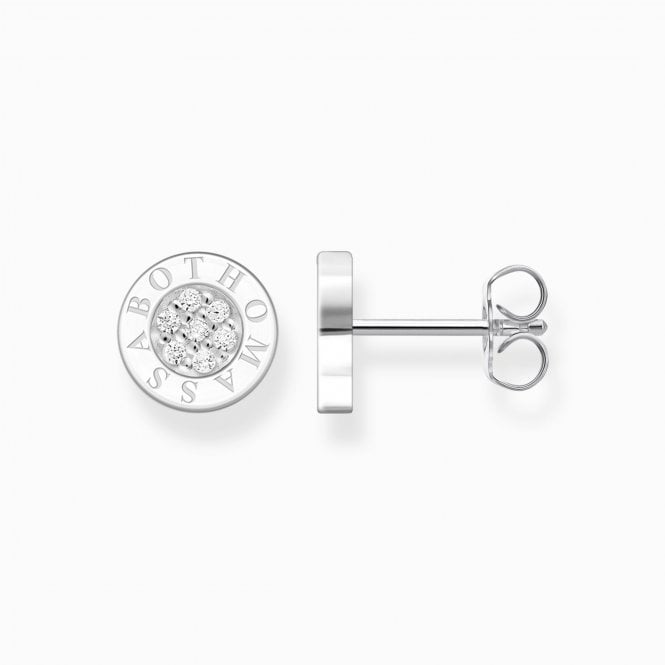 Thomas Sabo  Classic CZ Pavé Stud Earrings 0.9 x 0.9cm 