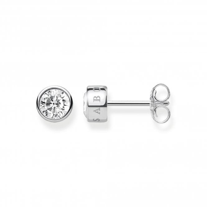 Thomas Sabo  Classic Rubover CZ Stud Earrings 0.6 x 0.6cm 