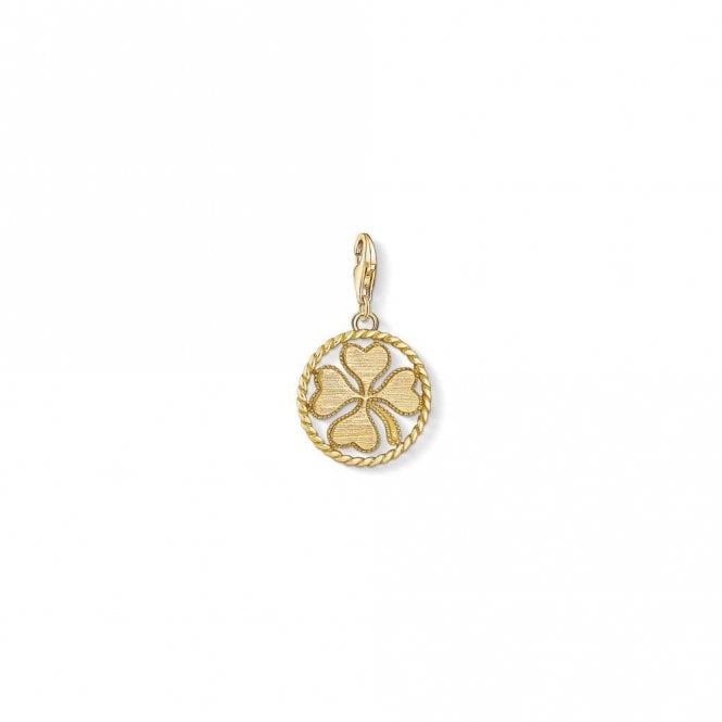 Thomas Sabo Cloverleaf Disc Charm - Jewellery from Faith Jewellers UK
