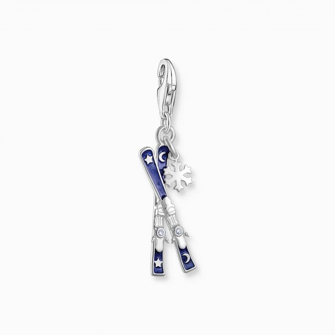 Thomas Sabo  Crossed Ski Charm 3.3 x 0.8cm