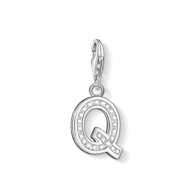 Thomas Sabo  Cubic Zirconia Q Initial Charm 2.4 x 1.1cm