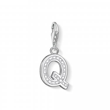 Thomas Sabo Cubic Zirconia Q Initial Charm 2.4 x 1.1cm