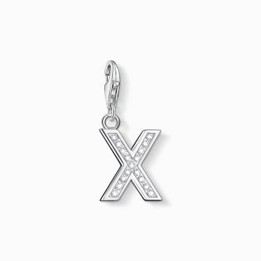 Thomas Sabo Cubic Zirconia X Initial Charm 2.4 x 1.1cm