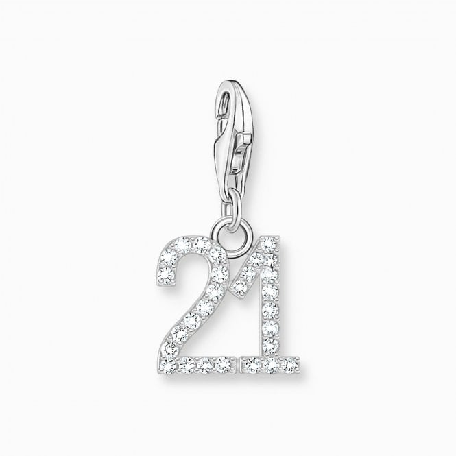 Thomas Sabo  CZ 21 Charm 2.2 x 1.1cm