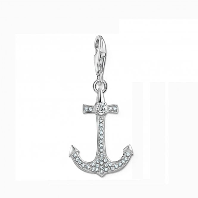 Thomas Sabo  CZ Anchor Charm 2.8 x 1.5cm 