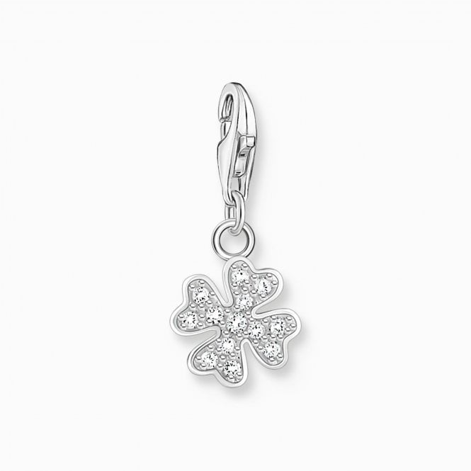 Thomas Sabo  CZ Cloverleaf Charm 2.2 x 0.9cm 