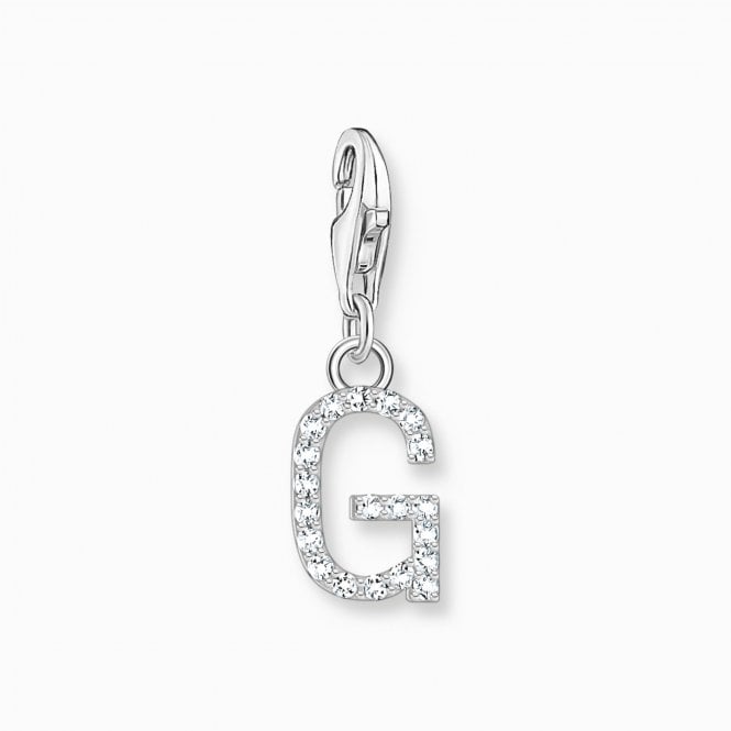 Thomas Sabo  CZ G Initial Charm 2.2 x 0.7cm