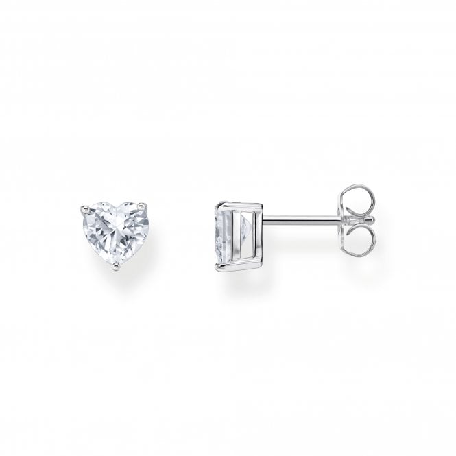 Thomas Sabo  CZ Heart Stud Earrings 0.7 x 0.7cm