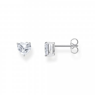 Thomas Sabo CZ Heart Stud Earrings 0.7 x 0.7cm