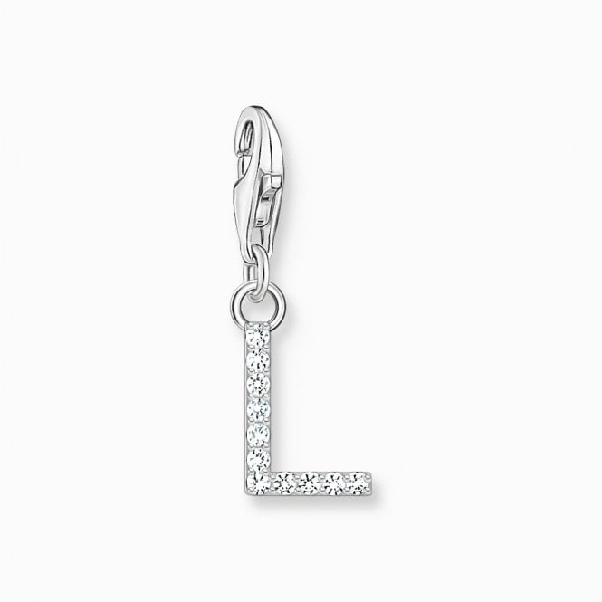 Thomas Sabo  CZ L Initial Charm 2.2 x 0.7cm