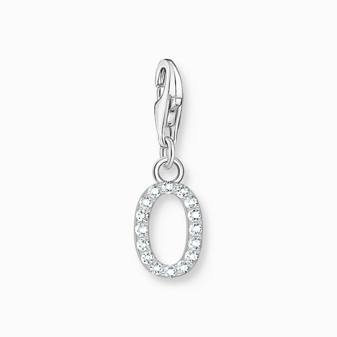 Thomas Sabo  CZ O Initial Charm 2.2 x 0.7cm