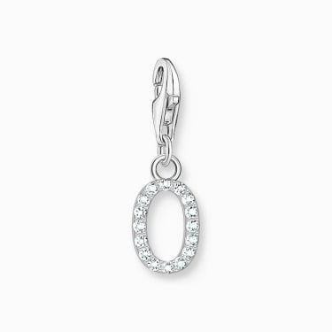 Thomas Sabo CZ O Initial Charm 2.2 x 0.7cm