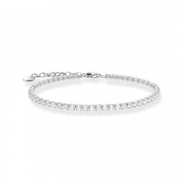 Thomas Sabo CZ Tennis Bracelet 0.3cm, 18-21cm 