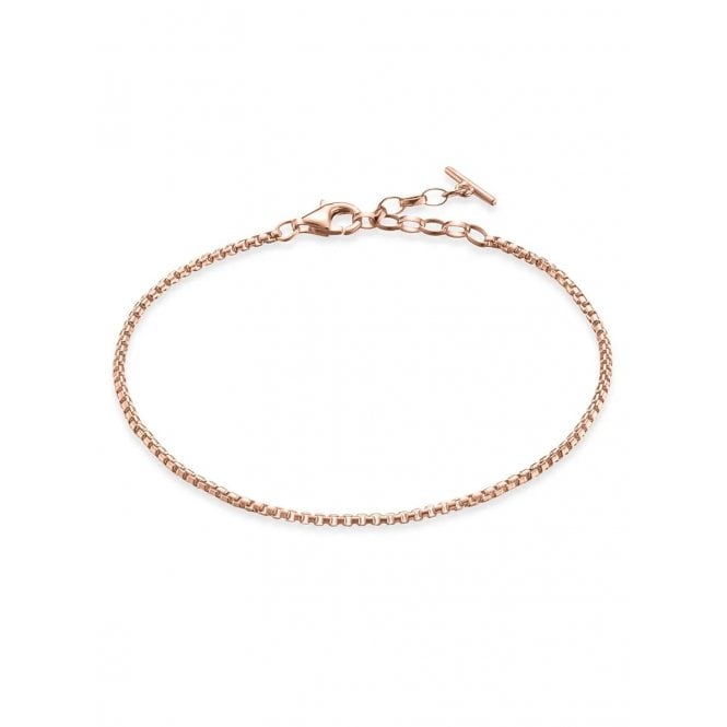 Thomas Sabo  Glam & Soul Fine Rose Gold Tone Chain Bracelet 19cm