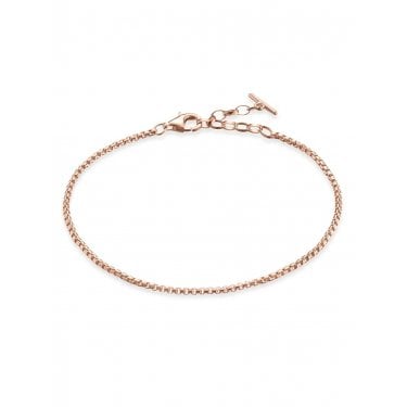 Thomas Sabo Glam & Soul Fine Rose Gold Tone Chain Bracelet 19cm