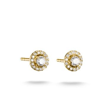 Thomas Sabo Gold Tone Brilliant-Cut CZ Stud Earrings 0.6 x 0.6cm