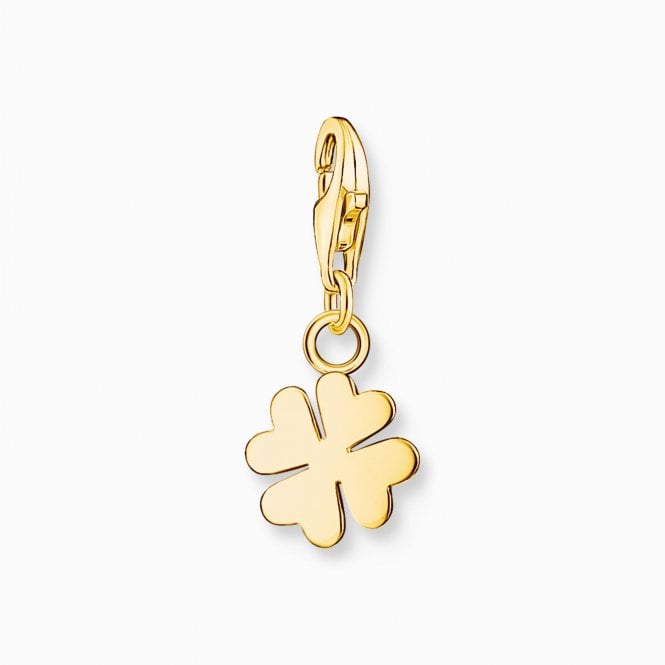 Thomas Sabo  Gold Tone Cloverleaf Charm 2.2 x 0.9cm