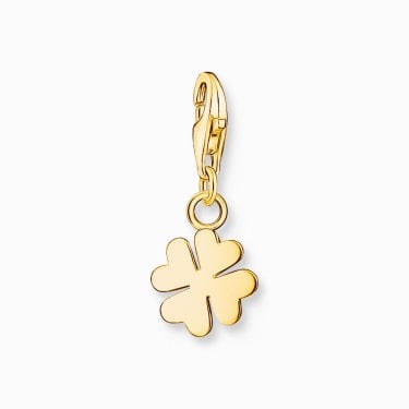 Thomas Sabo Gold Tone Cloverleaf Charm 2.2 x 0.9cm