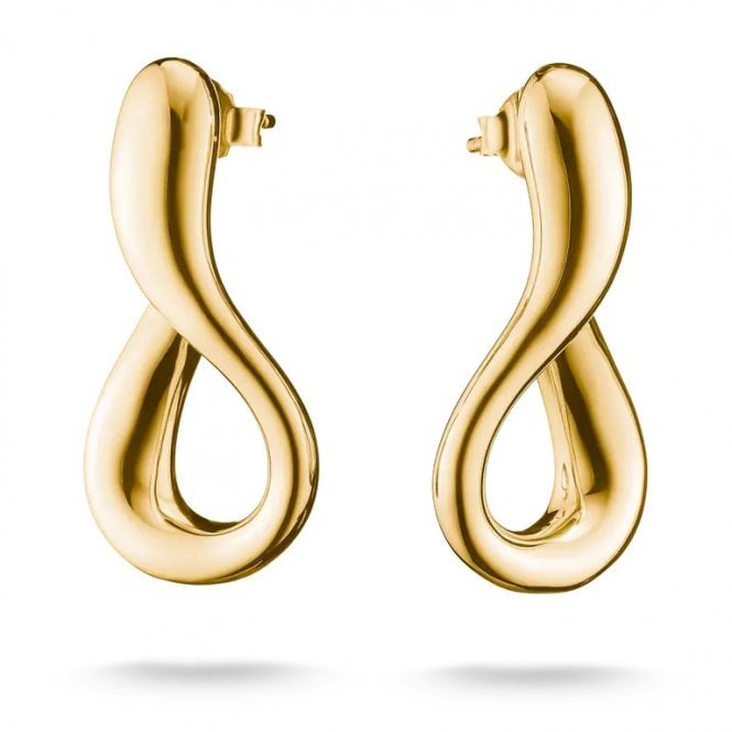 Thomas Sabo  Gold Tone Loop Stud Earrings 1.6 x 3cm