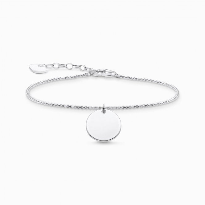 Thomas Sabo  Hanging Disc Bracelet 1.3 x 1.3cm, 16-19cm