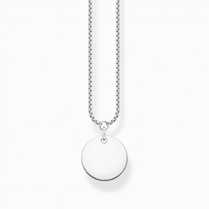 Thomas Sabo  Hanging Disc Necklace 1.3 x 1.3cm, 40-45cm