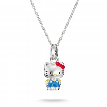 Thomas Sabo Hello Kitty Blue Necklace 1.9 x 0.9cm, 40-45cm