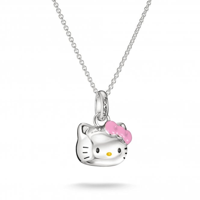 Thomas Sabo  Hello Kitty Pink Bow Necklace 1.5 x 1.0cm, 40-45cm