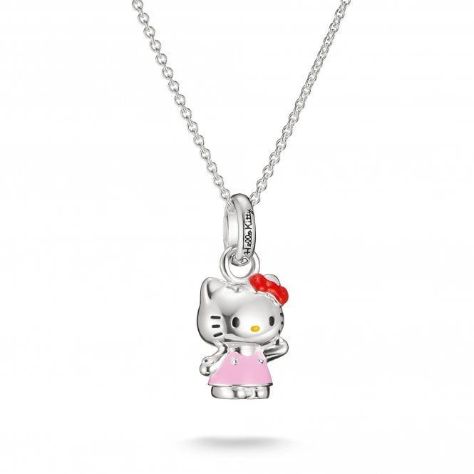 Thomas Sabo  Hello Kitty Pink Necklace 1.9 x 0.9cm, 40-45cm