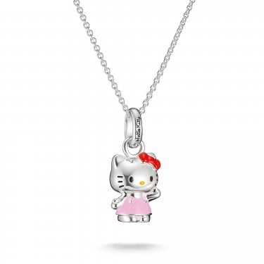 Thomas Sabo Hello Kitty Pink Necklace 1.9 x 0.9cm, 40-45cm