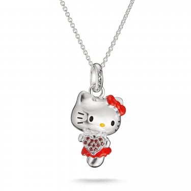 Thomas Sabo Hello Kitty Red Heart Necklace 2.5 x 1.2cm, 45-50cm