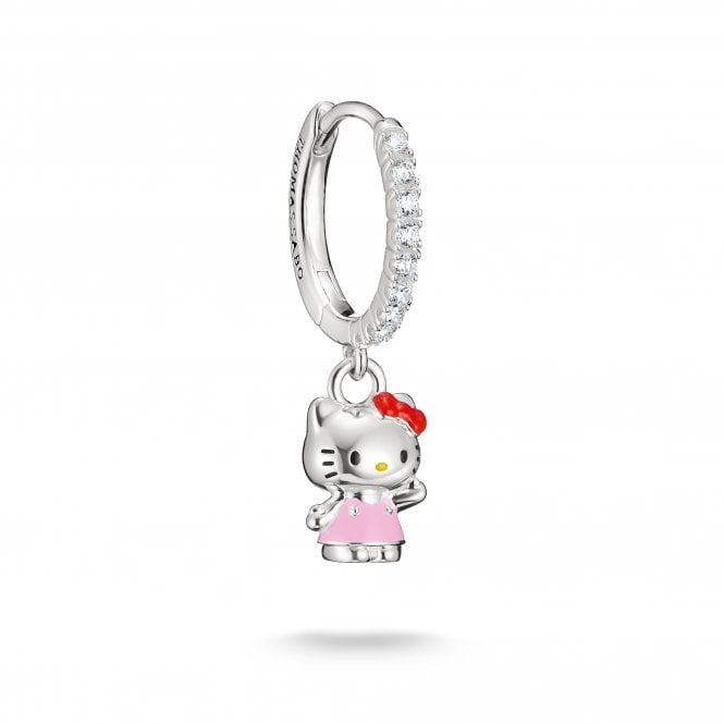 Thomas Sabo  Hello Kitty Single Hoop Earring 2.8 x 0.8cm