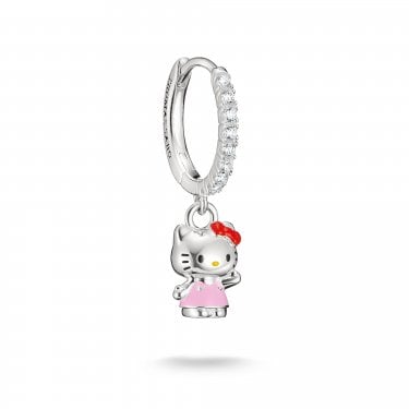 Thomas Sabo Hello Kitty Single Hoop Earring 2.8 x 0.8cm