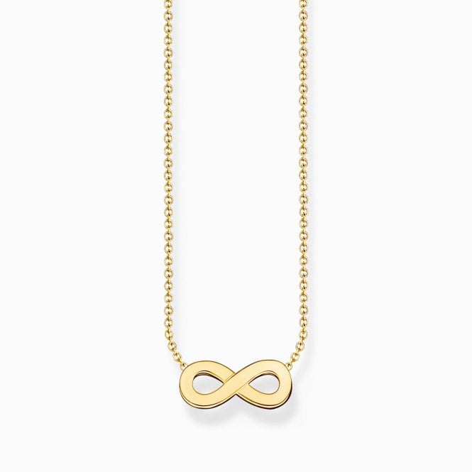 Thomas Sabo  Infinity Gold Tone Necklace 0.7 x 2cm, 38-45cm