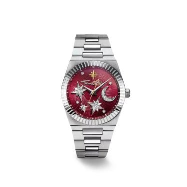 Thomas Sabo Ladies Moon & Stars Red Dial Watch