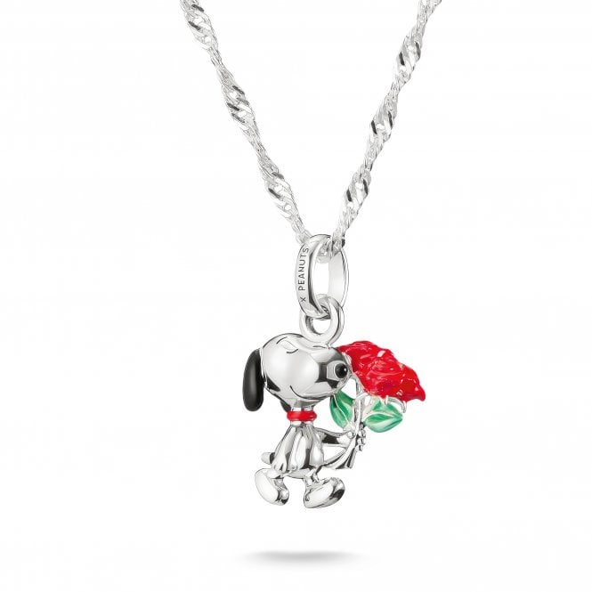 Thomas Sabo  Peanuts Snoopy with Rose Necklace 2.6 x 1.4cm, 40-45cm