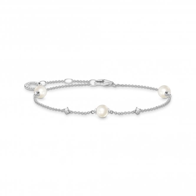 Thomas Sabo  Pearls & CZ Bracelets 0.6 x 1cm, 16-19cm 