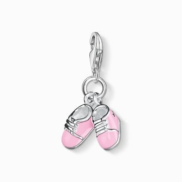Thomas Sabo Pink Baby Shoes Charm 2.5 x 1.2cm 