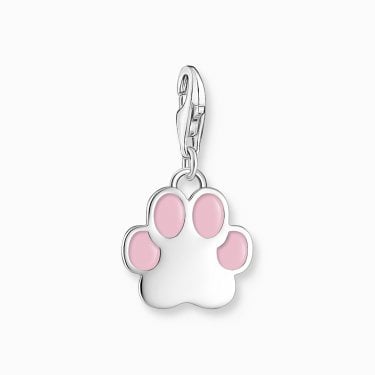 Thomas Sabo Pink Paw Charm 2.4 x 1.4cm