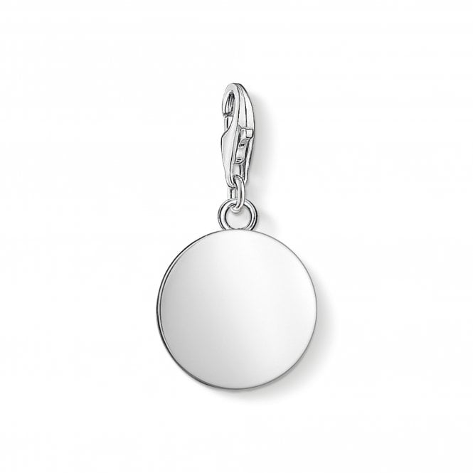 Thomas Sabo  Plain Disc Charm 2.5 x 1.3cm 