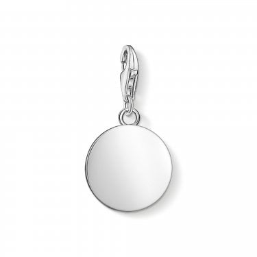 Thomas Sabo Plain Disc Charm 2.5 x 1.3cm 
