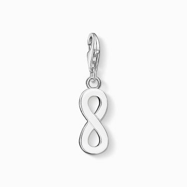 Thomas Sabo Plain Infinity Charm 3 x 0.8cm 