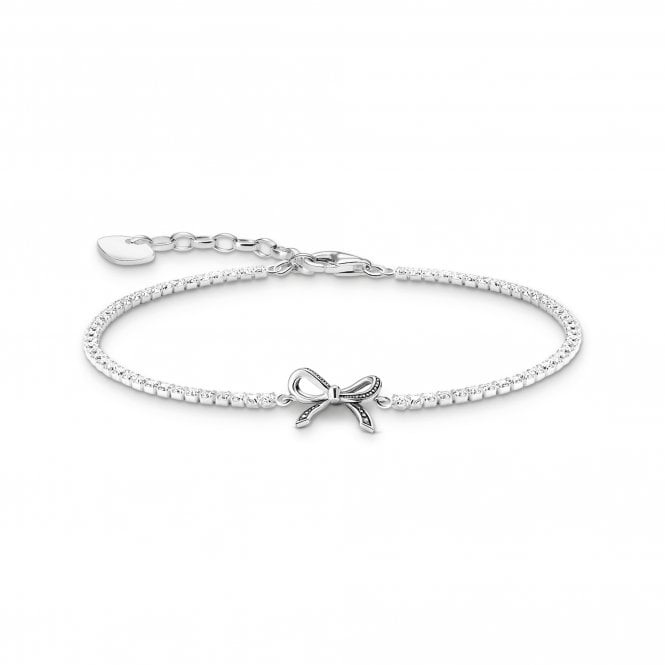 Thomas Sabo  True Romance Bow CZ Bracelet 0.85 x 1.2cm, 16-19cm