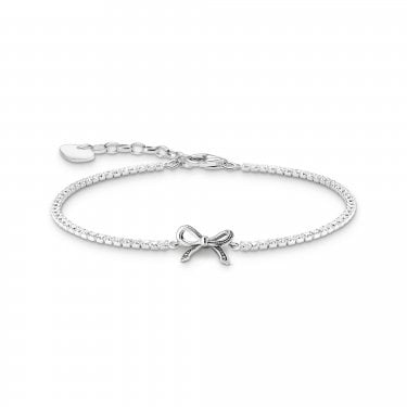 Thomas Sabo True Romance Bow CZ Bracelet 0.85 x 1.2cm, 16-19cm