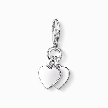 Thomas Sabo Two Hearts Charm 2.5 x 1cm 