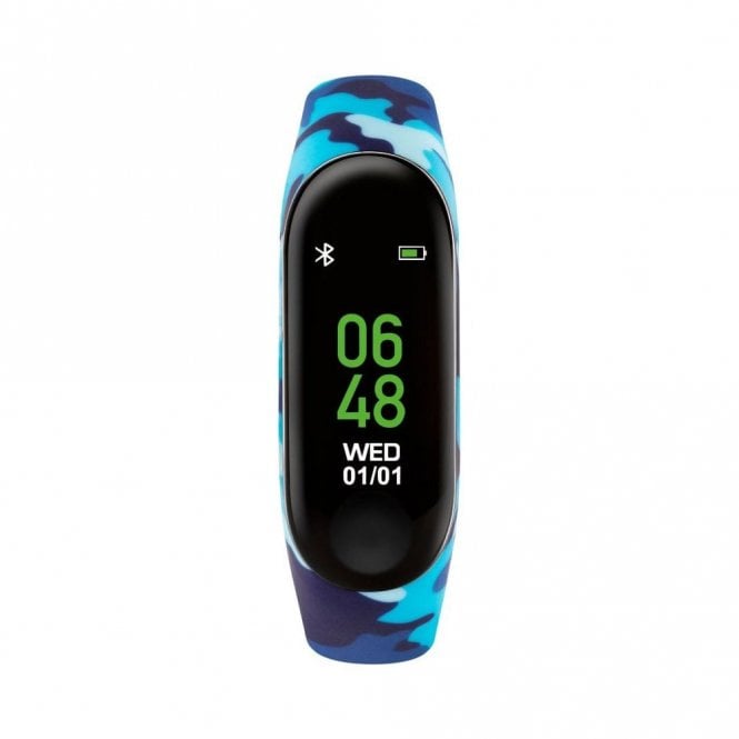 Tikkers  Smart Series 1 Blue Camo Activity Tracker Watch 