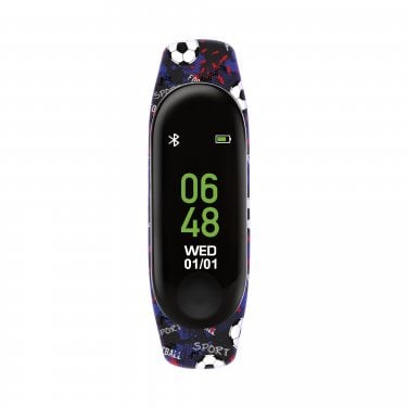 Tikkers Smart Series 1 Printed Black Football Activity Tracker Watch