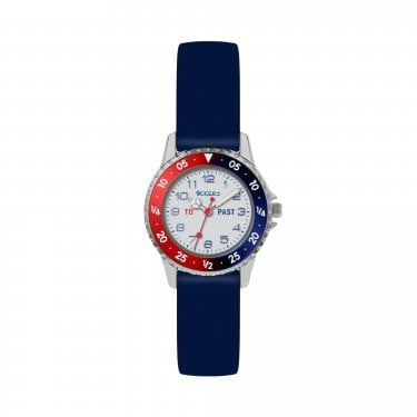 Tikkers Time Teacher Navy Silicone Strap Watch