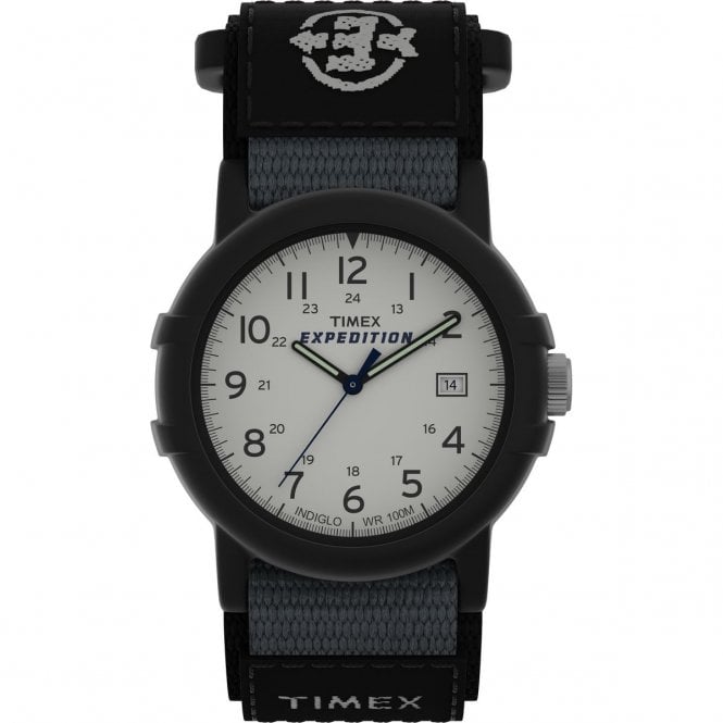 Timex  Gents Expedition Camper Black Fabric Strap Watch
