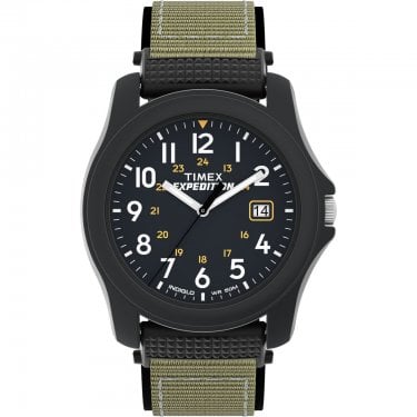 Timex Gents Expedition Camper Green Fabric Strap Watch