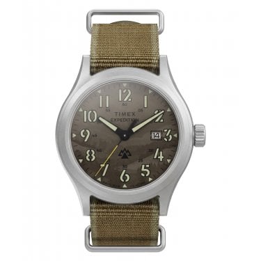 Timex Gents Expedition® Sierra Khaki Dial Khaki Fabric Strap Watch